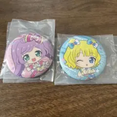 アイカツ×プリパラ あそーと みれい らぁら缶バッジセット
