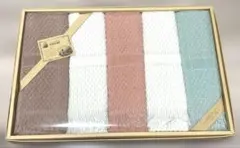 新品未使用　フェイスタオル5枚セット