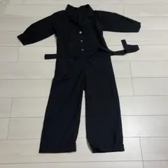 JEANASIS サロペット　フリーサイズ　黒