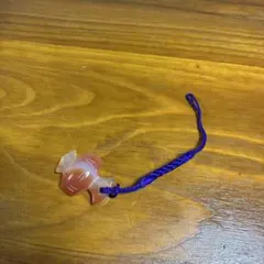 天然石 小槌型　ストラップ 根付