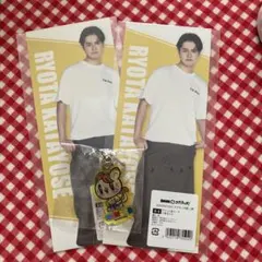 片寄涼太 チケット風カード E-2 DMMスクラッチ アクリルキーホルダー付き