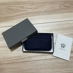 【未使用品】印傳屋 INDEN-YA 小銭入れ コインケース 紺色