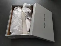 【新品未使用】Vivian スリッポンスニーカー　シルバーグリッター　Lサイズ