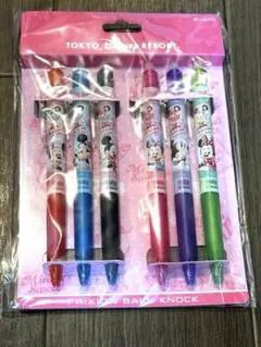 ミニー フリクション ボールペン 6本セット