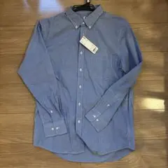 UNIQLO ブルー チェック柄 シャツ L