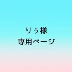 りぅ様 専用ページ