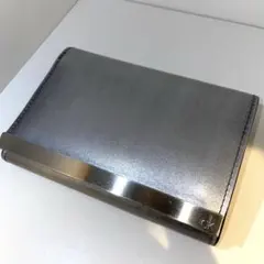 【matsuakiさん用】CK シルバー(メタリックグレー)多収納二つ折り財布