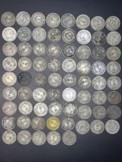 古銭 まとめ 50銭銀貨 壱圓銀貨 竜 旭日 - メルカリ