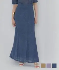 tina:jojun シアーカットソーマーメイドスカート