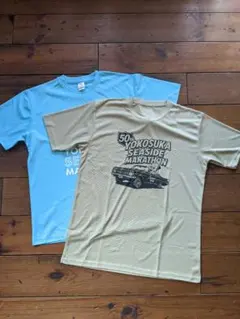横須賀シーサイドマラソン 参加賞Tシャツ 2枚セット メンズXL