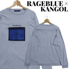 RAGEBLUE × KANGOL メッシュポケット ロングTシャツ Mサイズ