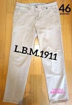 L.B.M.1911 ルビアム◆チノパン◆ベージュ◆メンズ ◆46サイズ