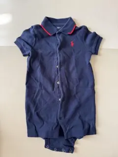 Ralph Lauren ネイビー ポロロンパース 6ヶ月 70cm