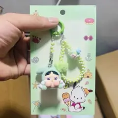 CRYBABY パワーパフ ガールズシリーズのバニー・バターカップ キーホルダ