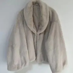 フリース ボアジャケット　ベージュ