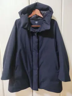 お値下げ☆ユニクロ　ハイブリッドダウンショートコート　ダークネイビー