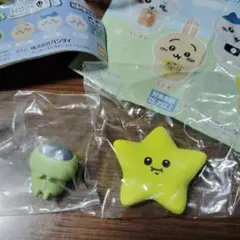 ちいかわハグコット３パジャマパーティーズ＆けしけしけしごむコレクション星　２点