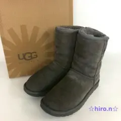 UGG アグ Classic Short II ムートン ブーツ グレー 23