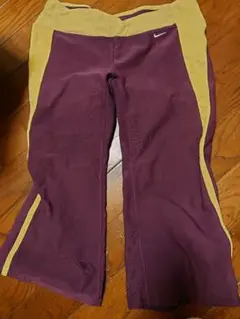 Nike フィットネスパンツ 紫と黄色