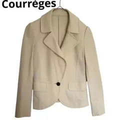 Courrèges（クレージュ）ベージュ テーラードジャケット　春夏