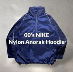 れ*ぬ様 00s NIKEナイロンジャケット刺繍ロゴアノラック