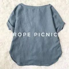 【Rope' Picnic】タックスリーブブラウス　ターコイズ　L　ap1881のサムネイル