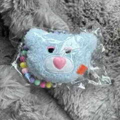 A*M様 mojojojo ビーズチェーン付きフェイスマスコットvol.2 水色