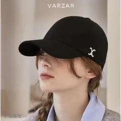新品VARZAR 1589　正規品バザール VAカーブドスタッドブラックキャップ