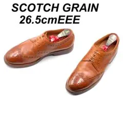 SCOTCH GRAIN 26.5cmEEE F-1164 ウイングチップ 茶のサムネイル