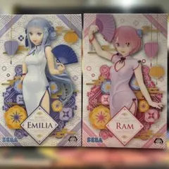【未開封】エミリア・ラム プレミアムフィギュア Dragon-Dress Ver