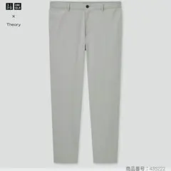 (未使用に近い)【 UNIQLO×Theory】感動イージーパンツ/М/GRAY