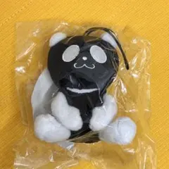 ☆ ブラックパンダ ストラップ付きマスコット イオン ブラックフライデー 新品のサムネイル