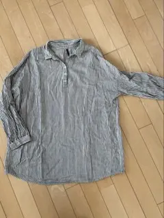 HEART MARKET ストライプ長袖ポロシャツ