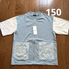 【新品】COMME CA ISM 異素材半袖ブルゾン150A