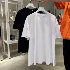 【ENFOLD】T-SHIRT ダブルスリーブカットソー　ホワイト