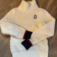 キャロウェイ　クマ　刺繍タートルネックセーター S