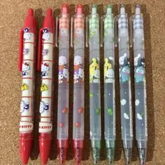 サンリオ ボールペン&ゲルペン　8本セットのサムネイル