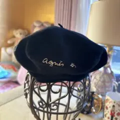 ナツ様　お取り置きです。agnès b. 黒 ベレー帽