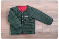 ★値下げ・美品・モンベル★リバーシブル　アウター　ジャケット　100cm