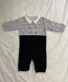 COMME CA DU MODE ストライプロンパース 95cm