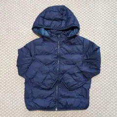 UNIQLO☆ライトウォームパデットパーカー　ネイビー 130cm