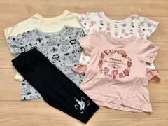 100cm 半袖Ｔシャツ 半袖カットソー 半袖シャツ ズボン レギンス