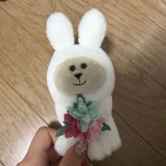スターバックス　ウサギのキーホルダー花束付きのサムネイル