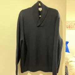 COS ネイビー ショールカラーセーター EUR XLのサムネイル