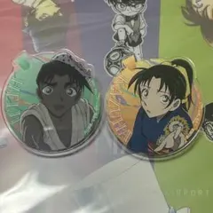 名探偵コナン 服部平次 遠山和葉 ピンバッジ 2個セット