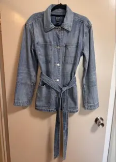 【美品】GAP レディース デニムジャケット デニムシャツ XXS