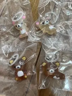 リラックマ クリアマスコット チャーム めじるしアクセサリー