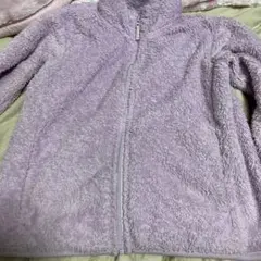 薄紫 フリースジャケット 130cm~ キッズ服