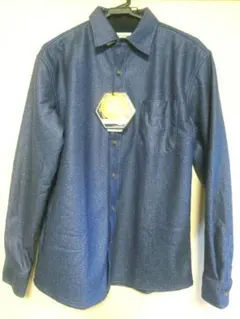 新品　裏起毛で温かいメンズシャツ　Mサイズ
