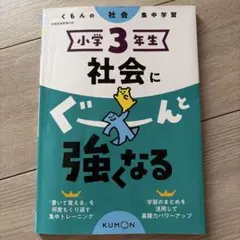 小学3年生 社会にぐーんと強くなる